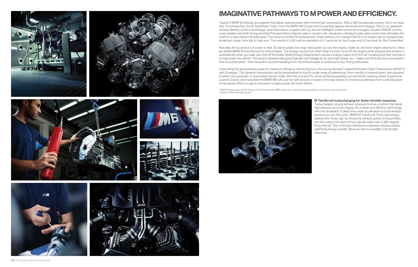 2014 BMW 6-Series M6 Brochure Page 8